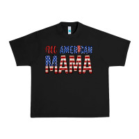 Black all american mama zillion Urban Heavy Tee - Zillion Design Studio