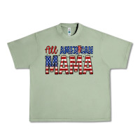 Oil Green all american mama zillion Urban Heavy Tee - Zillion Design Studio