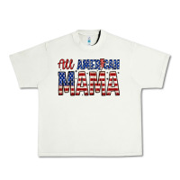 Pistachio all american mama zillion Urban Heavy Tee - Zillion Design Studio