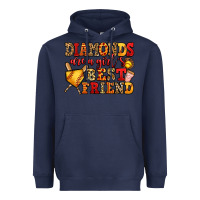 Navy diamonds are a girl's best friend softball Heavyweight Hoodie - Jasminsmagicworld