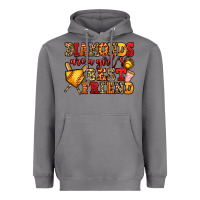 Diamonds Are A Girl's Best Friend Softball Heavyweight Hoodie | Teevron