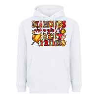 White diamonds are a girl's best friend softball Heavyweight Hoodie - Jasminsmagicworld