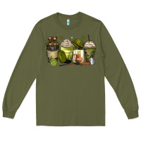 Army Green army coffee cups Long Sleeve Tee - Zillion Design Studio
