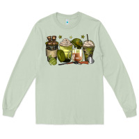 Matcha army coffee cups Long Sleeve Tee - Zillion Design Studio