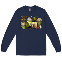 Navy army coffee cups Long Sleeve Tee - Zillion Design Studio