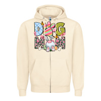 Sandshell Easter Dog Mom Easter Day Zipper Hoodie - Neo Western