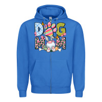 True Royal Easter Dog Mom Easter Day Zipper Hoodie - Neo Western