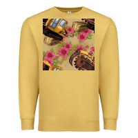 Antique Gold trencher chain seamless pattern Premium Sweatshirt - BundleAndBundleShop