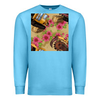 Ocean Blue trencher chain seamless pattern Premium Sweatshirt - BundleAndBundleShop