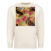 Sandshell trencher chain seamless pattern Premium Sweatshirt - BundleAndBundleShop