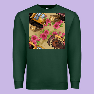 Trencher Chain Seamless Pattern Premium Sweatshirt Designed By Bundleandbundleshop