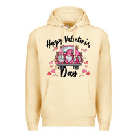 Happy Valentine's Day Gnome Truck Premium Hoodie | Teevron