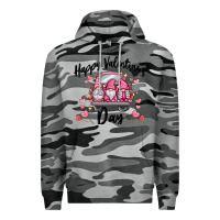 Slate Camo happy valentine's day gnome truck Premium Hoodie - MaliasSmallBusiness