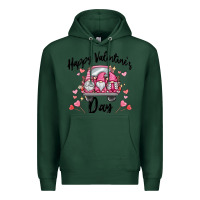 Sports Green happy valentine's day gnome truck Premium Hoodie - MaliasSmallBusiness