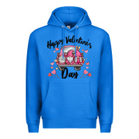 True Royal happy valentine's day gnome truck Premium Hoodie - MaliasSmallBusiness