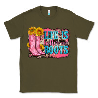 Army Green life is better in boots Classic Tee - Zillion Design Studio