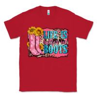 Red life is better in boots Classic Tee - Zillion Design Studio