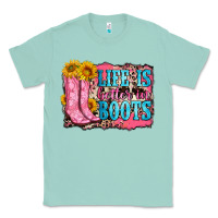 Seafoam life is better in boots Classic Tee - Zillion Design Studio