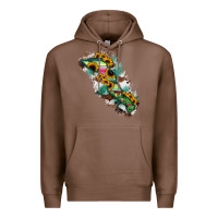Chestnut Baja California Sur State Of Mexico Map Premium Hoodie - RanaPortraitStore
