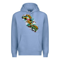 Colony Blue Baja California Sur State Of Mexico Map Premium Hoodie - RanaPortraitStore