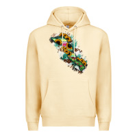 Pina Colada Baja California Sur State Of Mexico Map Premium Hoodie - RanaPortraitStore