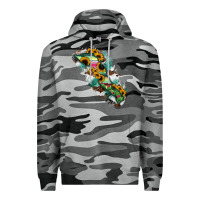 Slate Camo Baja California Sur State Of Mexico Map Premium Hoodie - RanaPortraitStore