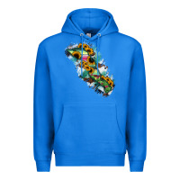 True Royal Baja California Sur State Of Mexico Map Premium Hoodie - RanaPortraitStore
