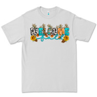 Dove Grey Welcome fall Premium Tee - Artiststas