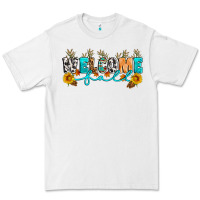 White Welcome fall Premium Tee - Artiststas