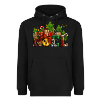 Black western noel Christmas gifts Heavyweight Hoodie - AdoDesignShop