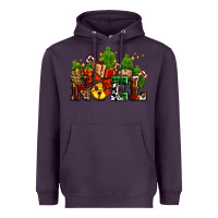 Plum western noel Christmas gifts Heavyweight Hoodie - AdoDesignShop