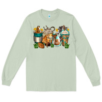 Matcha horses coffee cups Long Sleeve Tee - Zillion Design Studio
