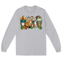 Moon Dust horses coffee cups Long Sleeve Tee - Zillion Design Studio