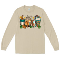 Mushroom horses coffee cups Long Sleeve Tee - Zillion Design Studio