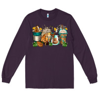 Plum horses coffee cups Long Sleeve Tee - Zillion Design Studio