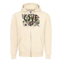Sandshell i love teaching Zipper Hoodie - CowhideDigitalArt