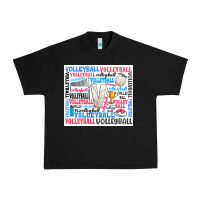 Black volleyball Urban Heavy Tee - Zillion Design Studio