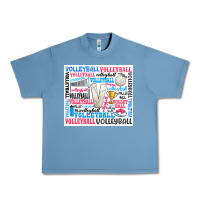 Pebble Blue volleyball Urban Heavy Tee - Zillion Design Studio