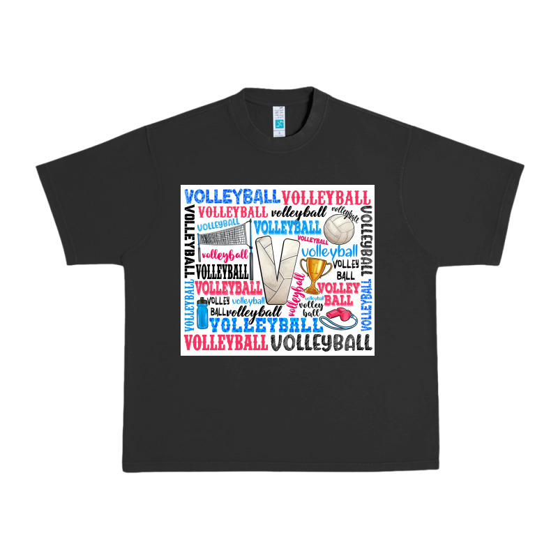 Volleyball Urban Heavy Tee by Zillion Design Studio | Teevron