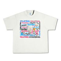 Pistachio volleyball Urban Heavy Tee - Zillion Design Studio