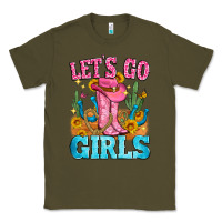 Army Green let's go girls Classic Tee - Zillion Design Studio
