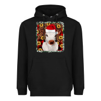 Black heifer christmas Heavyweight Hoodie - JahusDesignShop