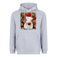 Heather Grey heifer christmas Heavyweight Hoodie - JahusDesignShop