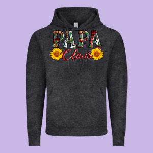 Papa Claus Vintage Hoodie Designed By Adodesignshop