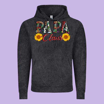 Papa Claus Vintage Hoodie Designed By Adodesignshop