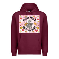 Burgundy tacos never broke my heart Premium Hoodie - MaliasSmallBusiness