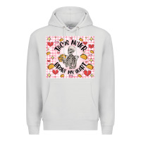 Dove Grey tacos never broke my heart Premium Hoodie - MaliasSmallBusiness