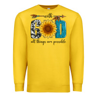 Lemon with god all things are possible Premium Sweatshirt - Artiststas