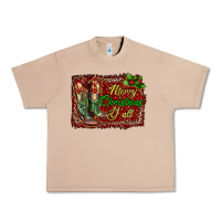 Burro Merry Christmas Y'all Boots Urban Heavy Tee - RanaPortraitStore