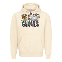 Sandshell let's go ghouls Zipper Hoodie - CowhideDigitalArt